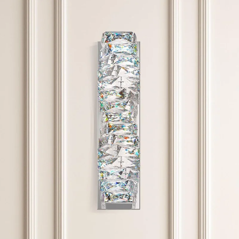 Color - Tunable Industrial Lighting for Special ApplicationsGlissando LED 18 inch. Stainless Steel Wall Light with Crystals from Swarovski Color - Tunable Industrial Lighting for Special ApplicationsGlissando LED 18 inch. Stainless Steel Wall Light with Crystals from Swarovski