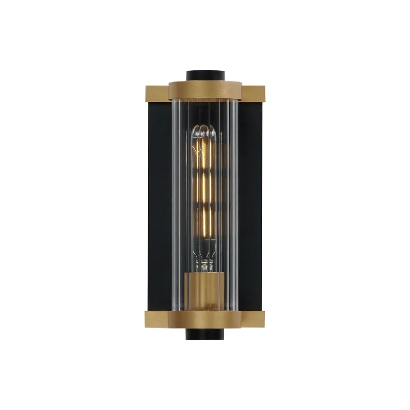 Waterproof Industrial Lighting for Wet AreasOpulent 11 in. Outdoor Wall Sconce Black and antique brass Finish Waterproof Industrial Lighting for Wet AreasOpulent 11 in. Outdoor Wall Sconce Black and antique brass Finish