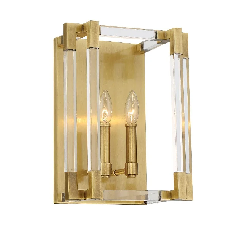 Industrial Lighting for Automotive Manufacturing PlantsPrima Vista 14 in. 2 lights Wall Light Antique Brass Finish Industrial Lighting for Automotive Manufacturing PlantsPrima Vista 14 in. 2 lights Wall Light Antique Brass Finish