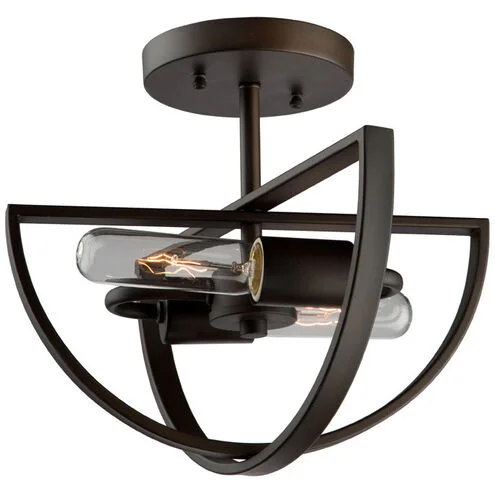 Track lighting for task lighting in workshopsNewport Semi-Flush Moun Lightt