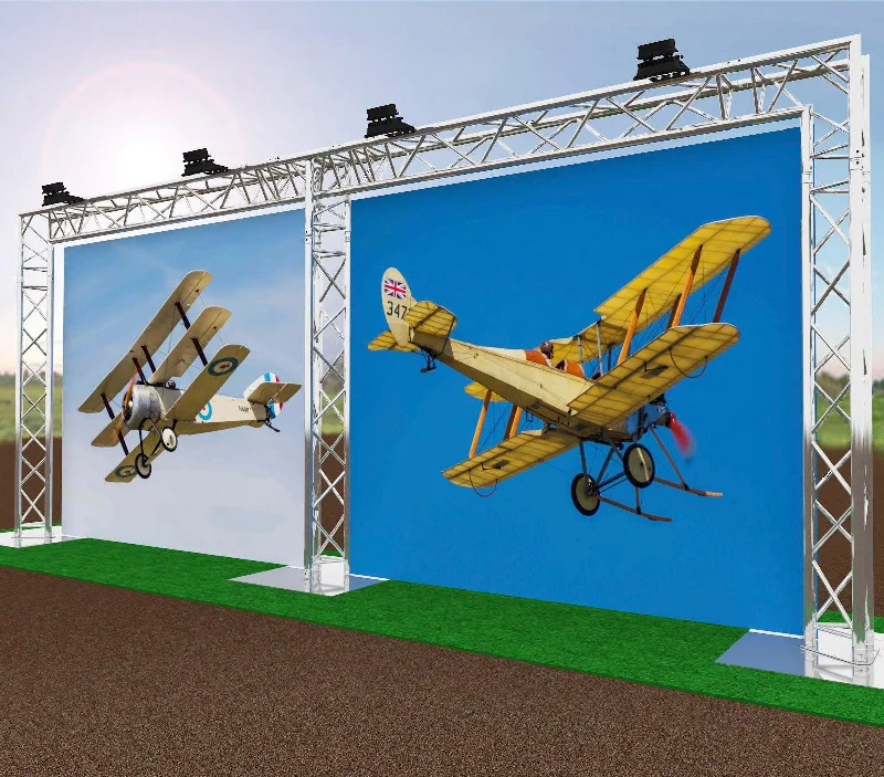 Track lighting for highlighting kitchen cabinetsLighting Truss - Back Wall Display (For 8m x 4m floor area) Track lighting for highlighting kitchen cabinetsLighting Truss - Back Wall Display (For 8m x 4m floor area)