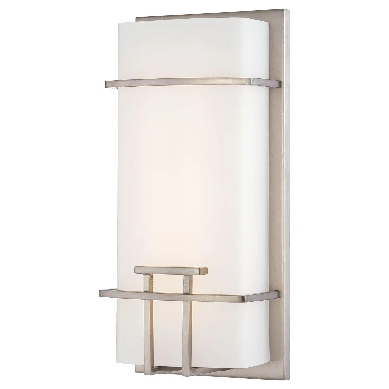 High - Bay LED Industrial Lighting for Warehouses12 in. LED Wall Light Brushed Nickel finish High - Bay LED Industrial Lighting for Warehouses12 in. LED Wall Light Brushed Nickel finish