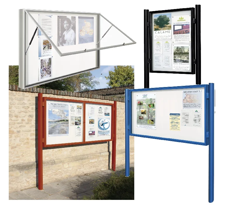 Track lighting with a chunky, bold designNotice Board - 58mm Deep (Outdoor/Indoor)
