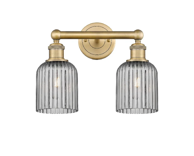 Waterproof Industrial Lighting for Wet AreasEdison Two Light Bath Vanity
