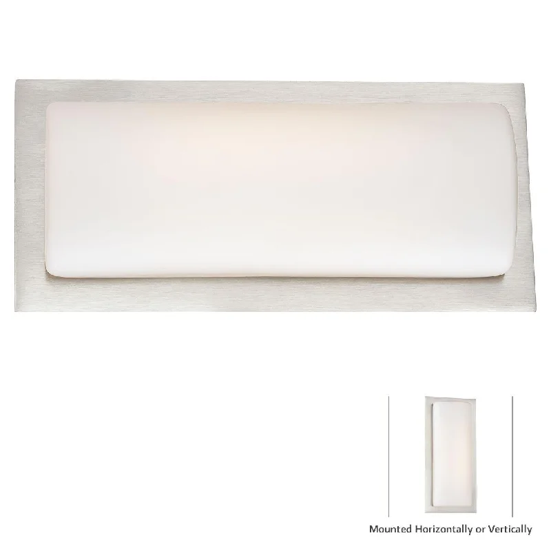 Industrial Exit Sign Lighting for Quick Evacuation12 in. LED Wall Light Brushed Aluminum finish Industrial Exit Sign Lighting for Quick Evacuation12 in. LED Wall Light Brushed Aluminum finish