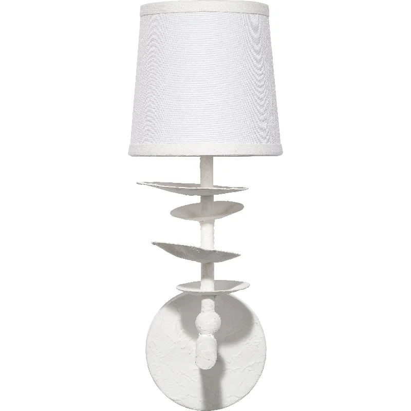 White track lighting for a clean lookPetal Wall Sconce