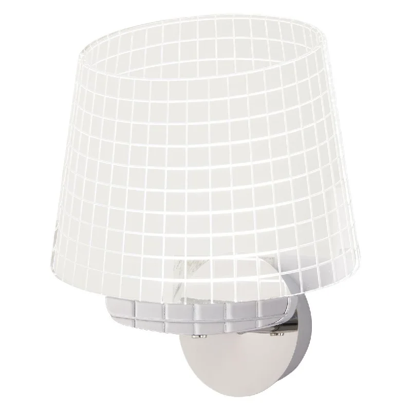 Industrial Wall - Mounted Lighting for Workshop Walls12 in. LED Armed Sconce Chrome finish Industrial Wall - Mounted Lighting for Workshop Walls12 in. LED Armed Sconce Chrome finish