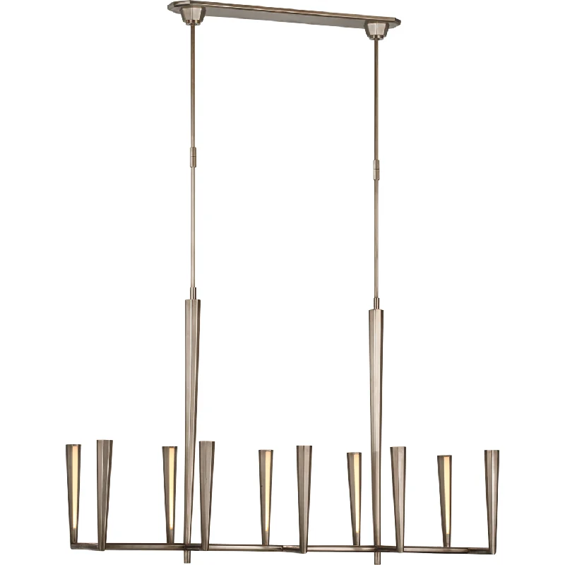 Track lighting for accentuating artworksGalahad Large Linear Chandelier