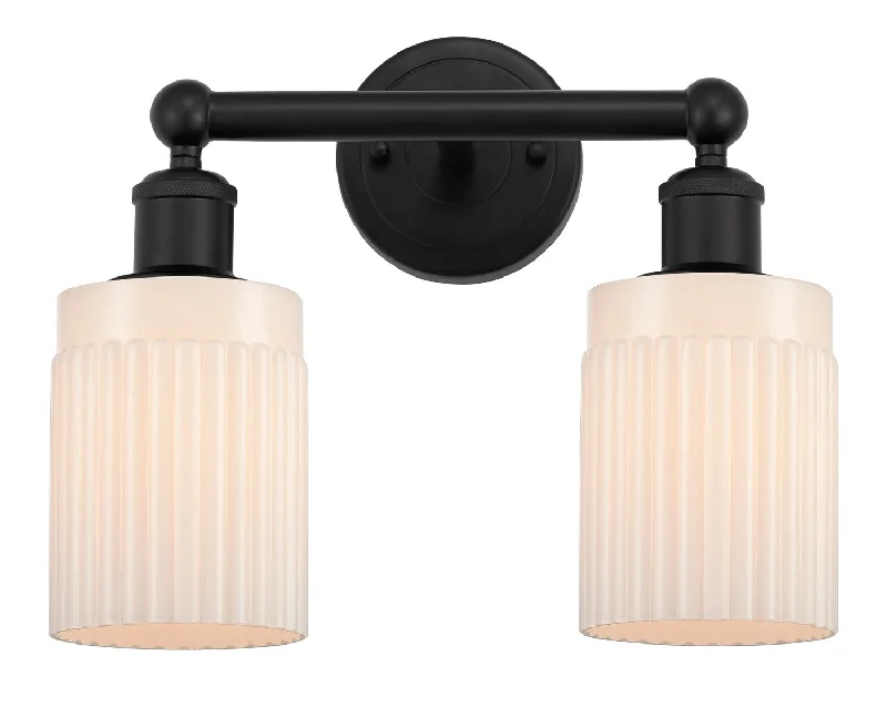 Industrial Lighting for Furniture FactoriesEdison Two Light Bath Vanity