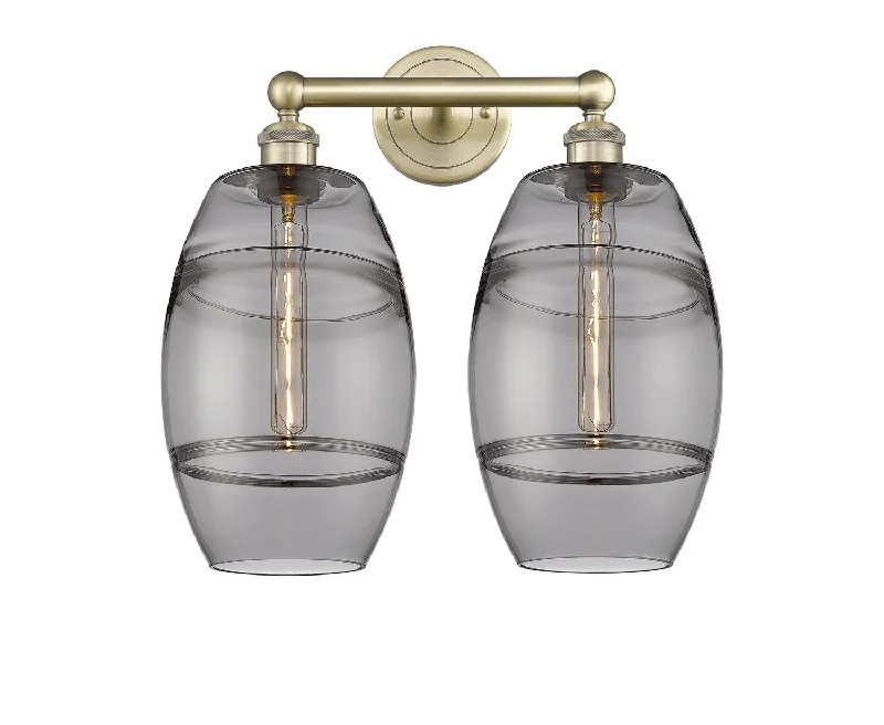 Waterproof Industrial Lighting for Wet AreasDowntown Urban Two Light Bath Vanity