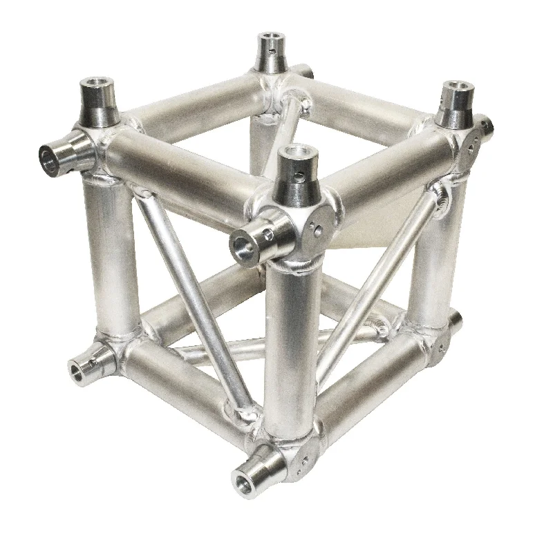 Track lighting with frosted glass shadesS35QBOX - a multiple use adaptable quad truss junction Track lighting with frosted glass shadesS35QBOX - a multiple use adaptable quad truss junction