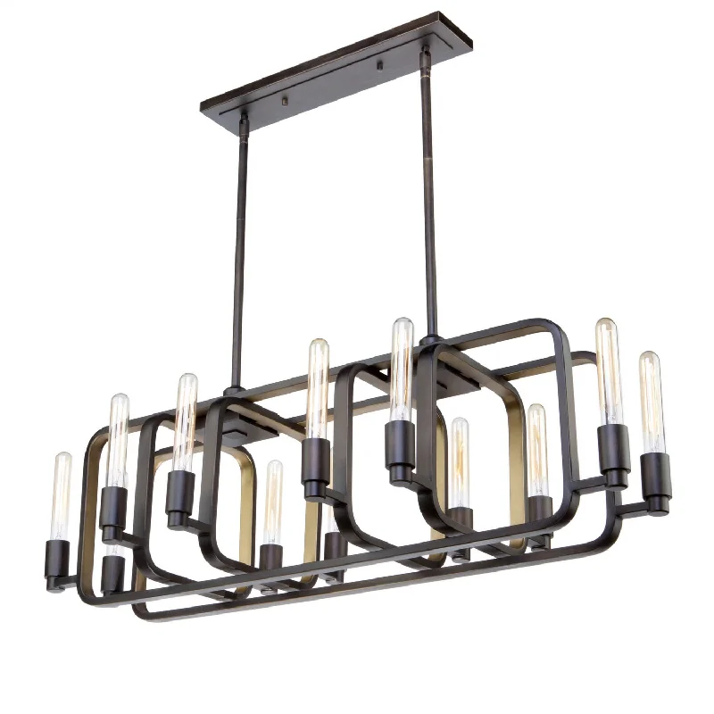 Track lighting with swivel heads for precise aimingMarlborough Linear Chandelier