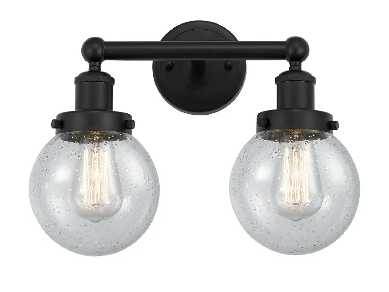Industrial Lighting for Textile MillsEdison Two Light Bath Vanity