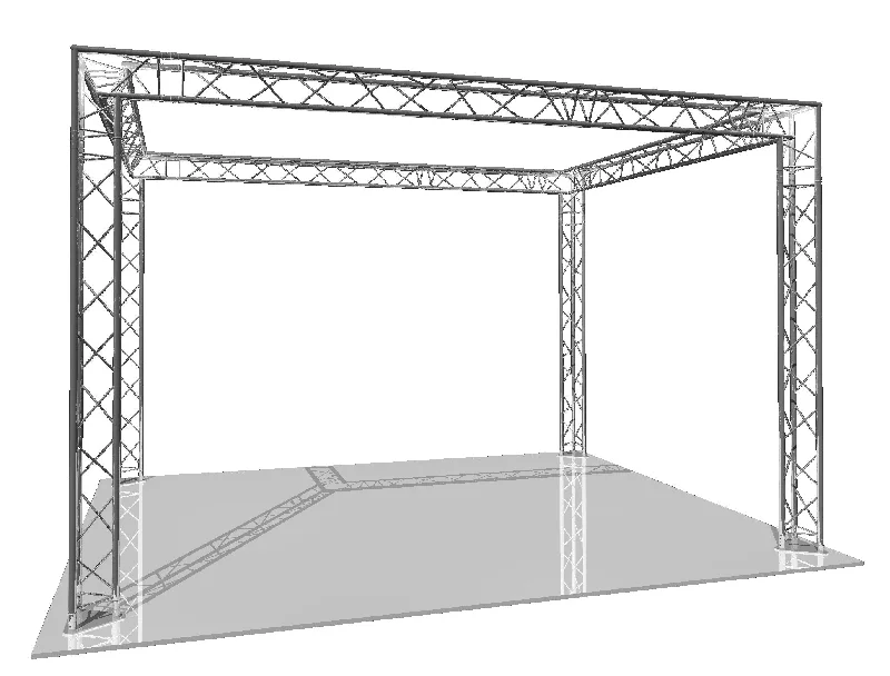 Track lighting for accentuating artworksLighting Truss Sets Trio (3x3m - 3x6m)