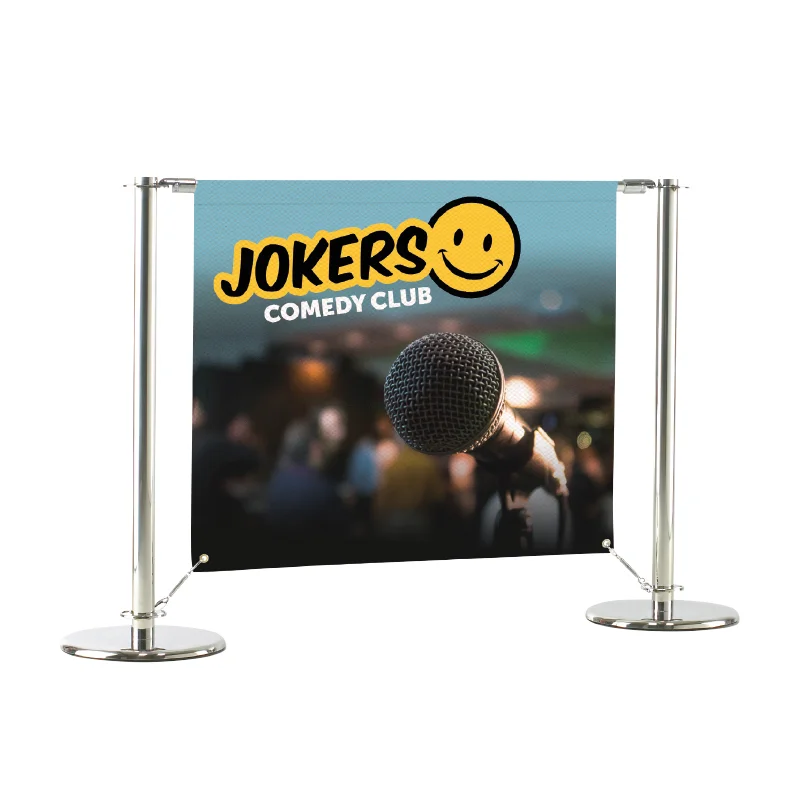 Track lighting for creating a focal pointPrinted Banners for Café Barriers