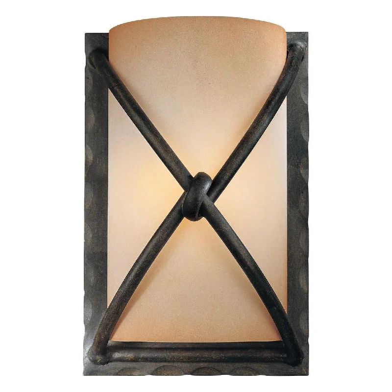 Low - Bay Industrial Lighting Fixtures for Small FactoriesAspen II 9 in. Wall Light Bronze finish