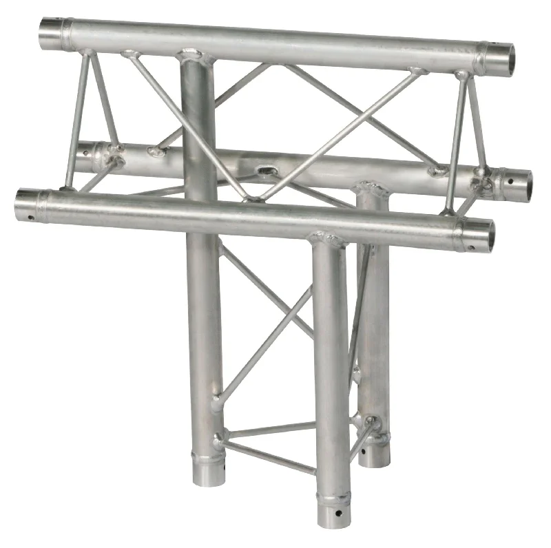 Modern track lighting with LED bulbsT junction for lighting truss systems