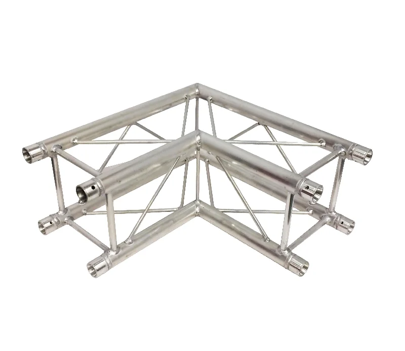 Track lighting with multiple heads for flexibilityS35Q21 - 2 way 90 degree lighting truss junction