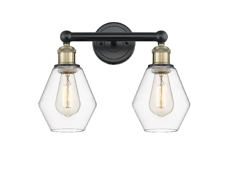 Energy - Efficient Industrial Lighting for Cost - SavingsEdison Two Light Bath Vanity Energy - Efficient Industrial Lighting for Cost - SavingsEdison Two Light Bath Vanity