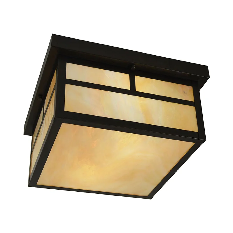 Track lighting for task lighting in workshopsMission Flush Mount Ceiling Light