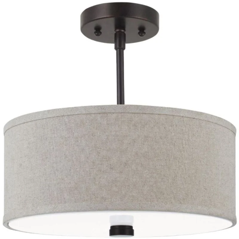 Industrial Lighting for Furniture FactoriesDayna LED Semi Flush Mount Light Bronze finish Industrial Lighting for Furniture FactoriesDayna LED Semi Flush Mount Light Bronze finish