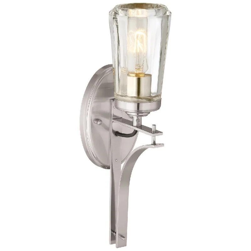 Industrial Emergency Lighting for Safety in FactoriesPoleis 16 in. Wall Sconce Brushed Nickel finish Industrial Emergency Lighting for Safety in FactoriesPoleis 16 in. Wall Sconce Brushed Nickel finish