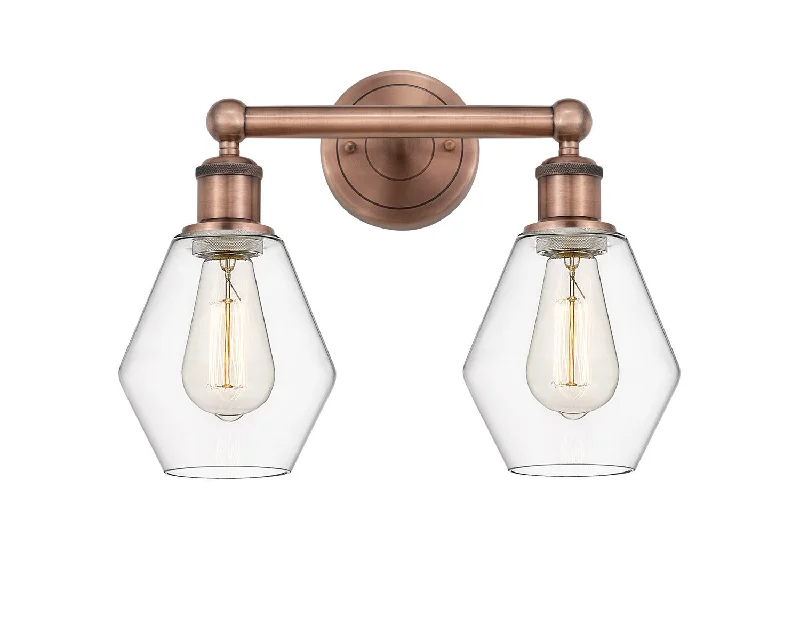 Industrial Lighting for Pharmaceutical ManufacturingEdison Two Light Bath Vanity