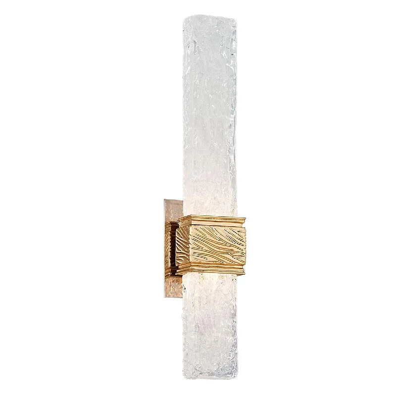 Industrial Lighting for Pharmaceutical ManufacturingFreeze 21 in. LED Wall Light 2700K Gold finish