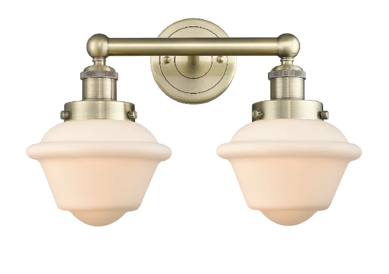 Industrial Lighting for Woodworking FactoriesEdison Two Light Bath Vanity