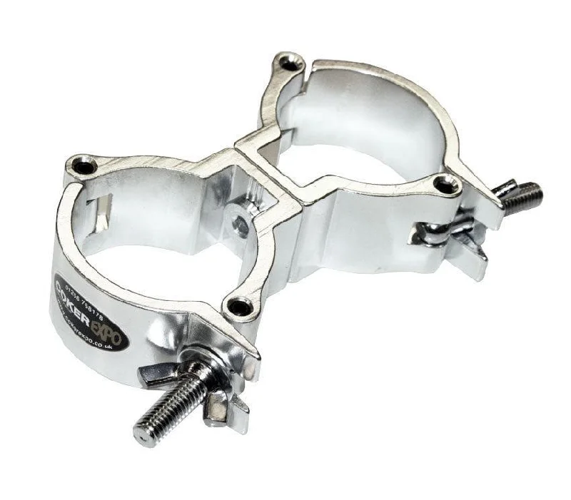 Track lighting with a sleek profile50mm Lighting Truss Double Clamp