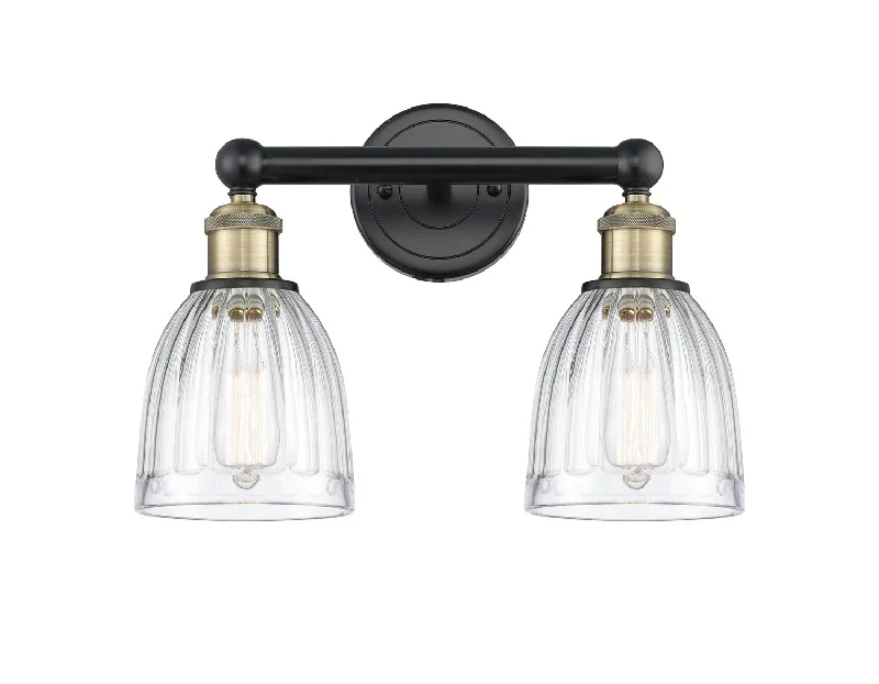Waterproof Industrial Lighting for Wet AreasEdison Two Light Bath Vanity