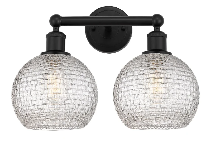 Waterproof Industrial Lighting for Wet AreasDowntown Urban Two Light Bath Vanity