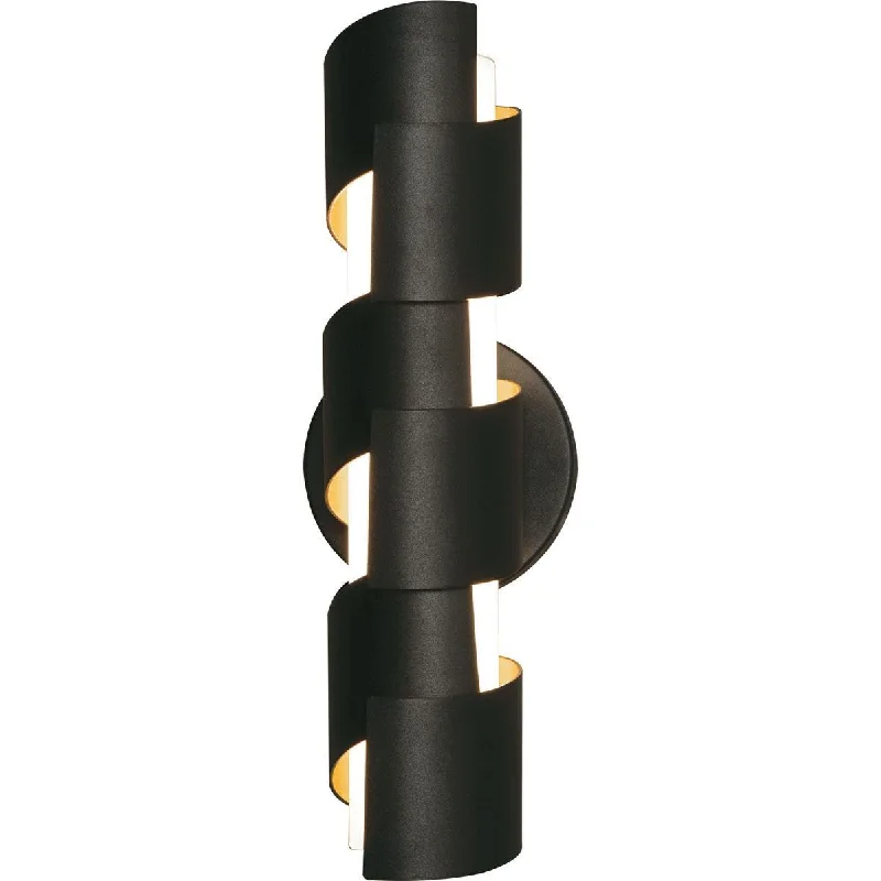 Industrial Lighting for Pharmaceutical ManufacturingLouie 14 in. LED Wall Light Black Finish Industrial Lighting for Pharmaceutical ManufacturingLouie 14 in. LED Wall Light Black Finish