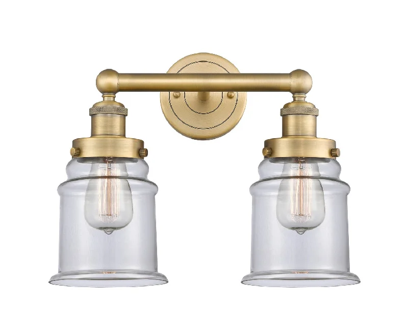 Industrial Lighting for Furniture FactoriesEdison Two Light Bath Vanity