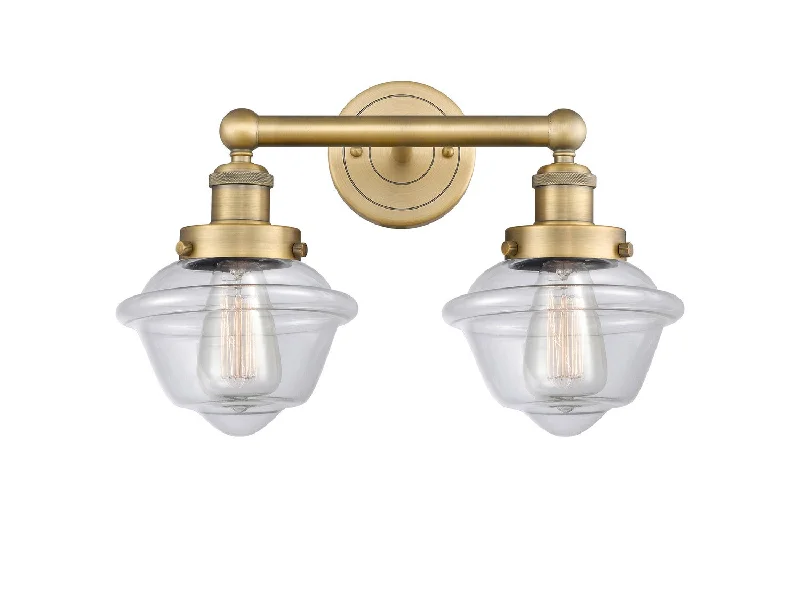 Industrial Lighting for Metal Fabrication ShopsEdison Two Light Bath Vanity