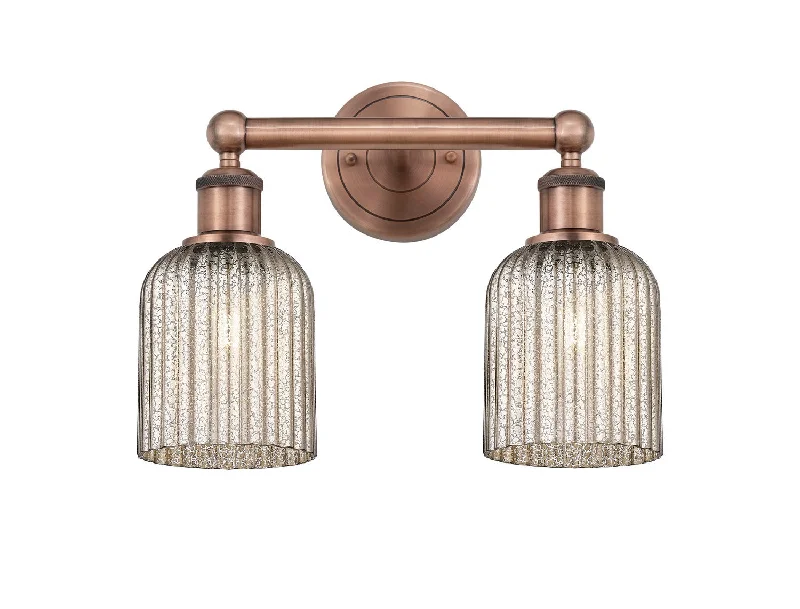 Industrial Wall - Mounted Lighting for Workshop WallsEdison Two Light Bath Vanity