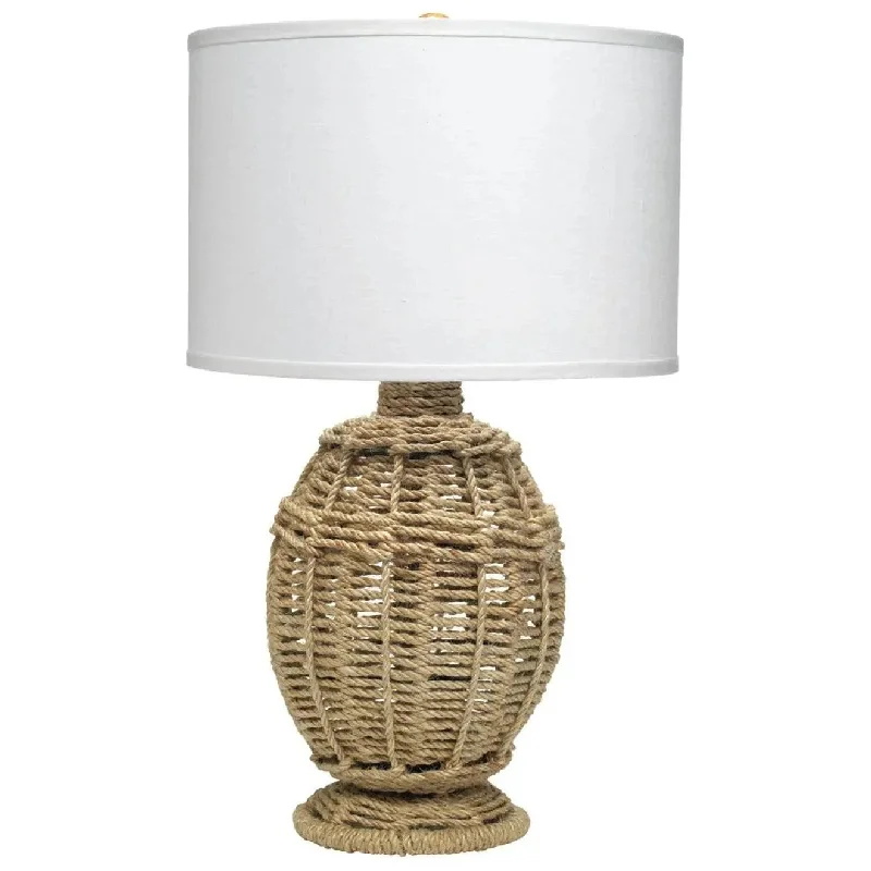 Track lighting for accentuating artworksJute Urn Table Lamp