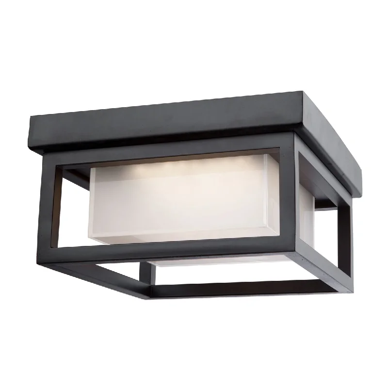 High - lumen track lighting for bright spacesOverbrook Outdoor Ceiling Flush Light