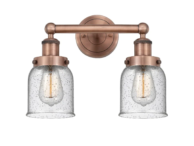 Industrial Lighting for Woodworking FactoriesEdison Two Light Bath Vanity