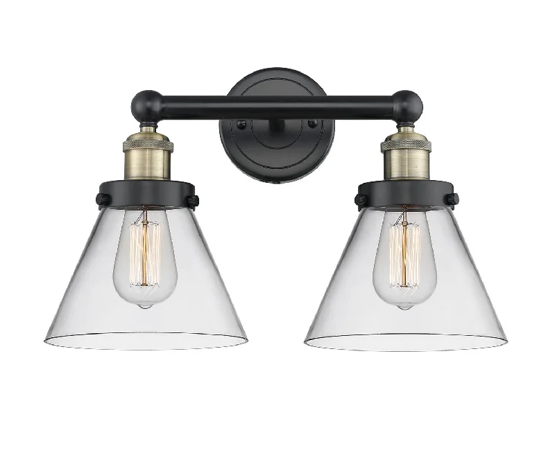 Low - Bay Industrial Lighting Fixtures for Small FactoriesEdison Two Light Bath Vanity Low - Bay Industrial Lighting Fixtures for Small FactoriesEdison Two Light Bath Vanity