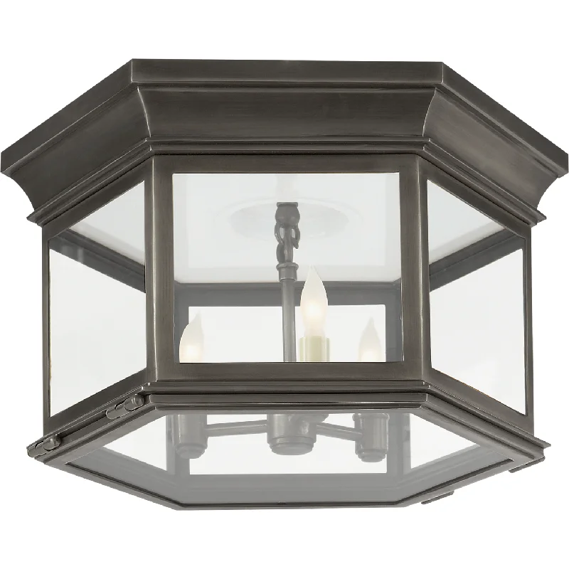 Track lighting for museums and galleriesClub Large Hexagonal Flush Mount