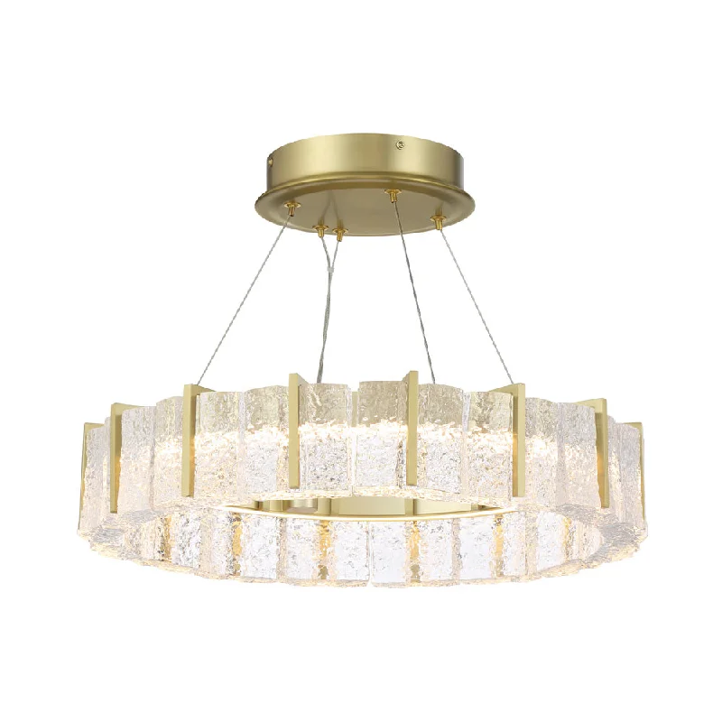 Track lighting with multiple heads for flexibilitySevryn LED Semi Flush Mount Ceiling Light