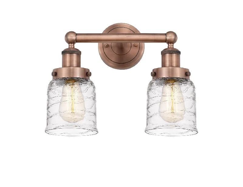 Waterproof Industrial Lighting for Wet AreasEdison Two Light Bath Vanity