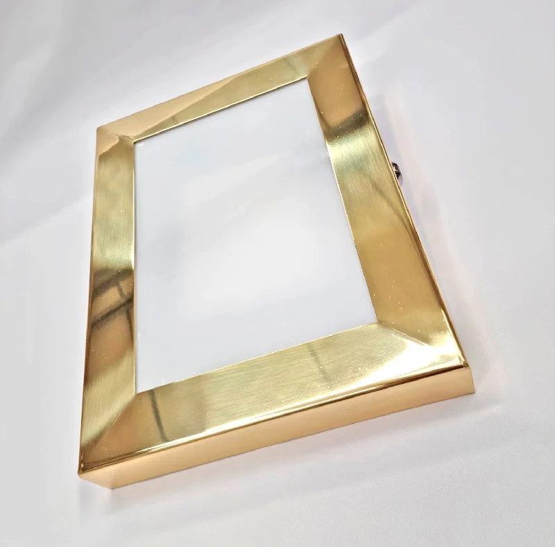 Track lighting with motion - sensor capabilitiesBrass Menu Case with LED (Polished Finish)