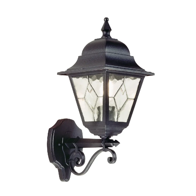 Track lighting for high - ceiling spacesNorfolk Up/Down PIR Wall Lantern - Black Finish