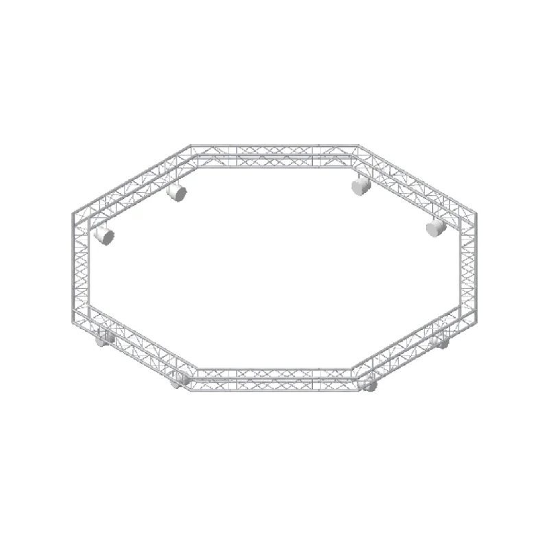 Track lighting for retail window displaysLighting Truss - Aerial Octagon (4.3m diameter) Track lighting for retail window displaysLighting Truss - Aerial Octagon (4.3m diameter)