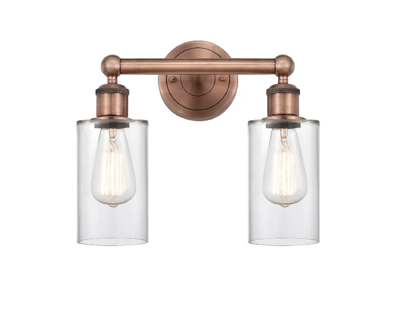 Industrial Wall - Mounted Lighting for Workshop WallsEdison Two Light Bath Vanity