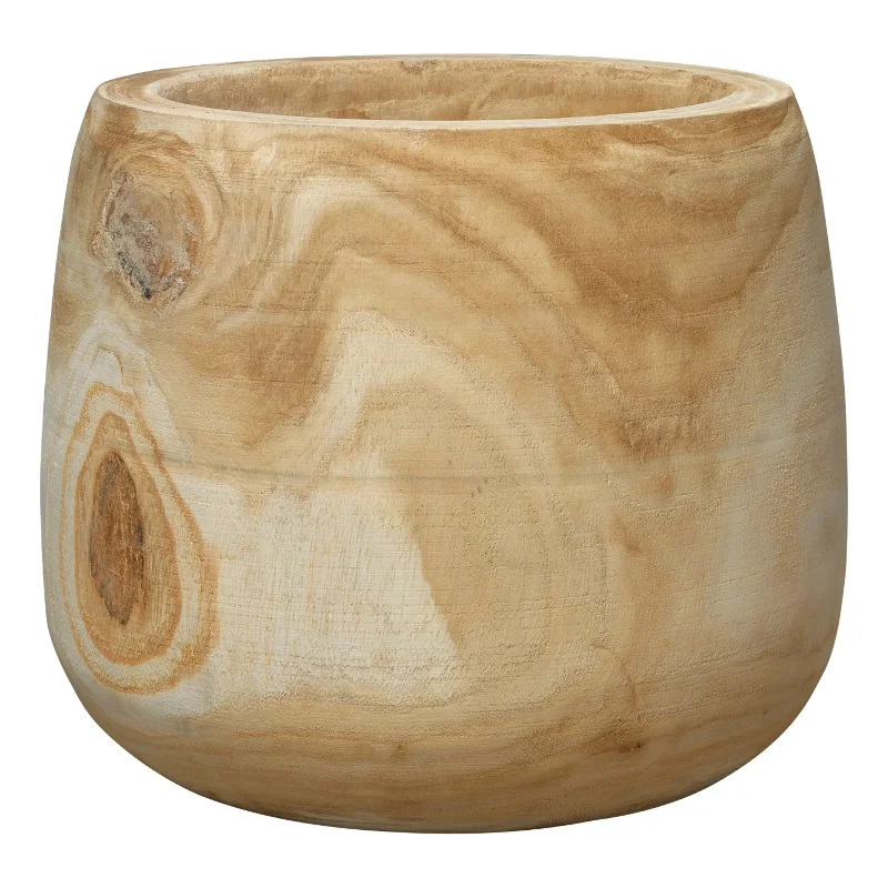 Outdoor - rated track lighting for patiosBrea Wooden Vase