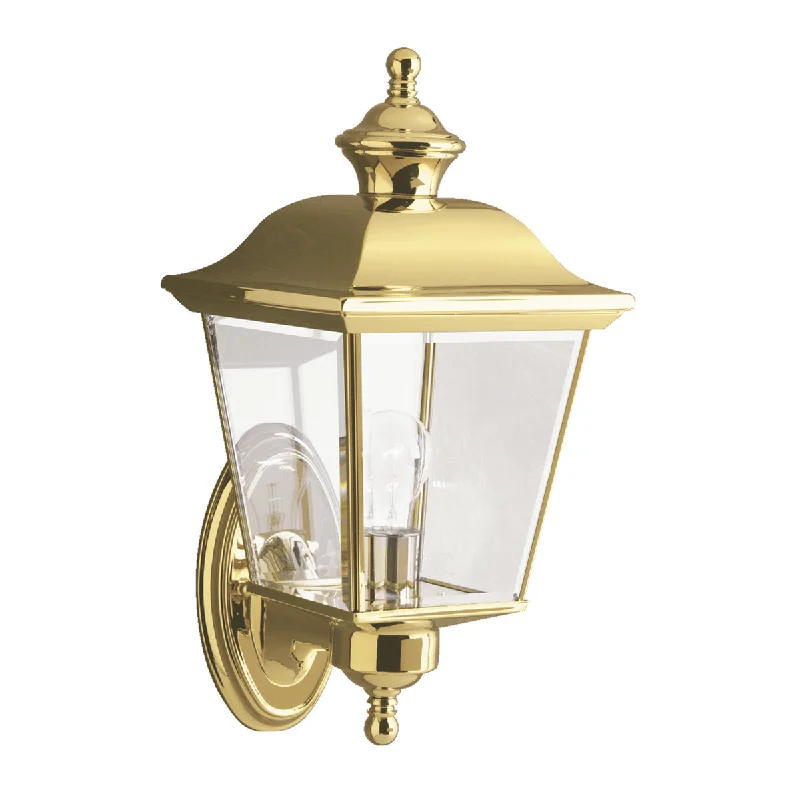 Track lighting with adjustable armsBay Shore Small/Medium Wall Lantern - Polished Brass Finish