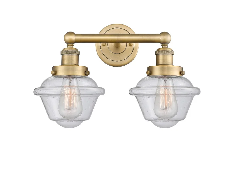 Industrial Lighting for Furniture FactoriesEdison Two Light Bath Vanity